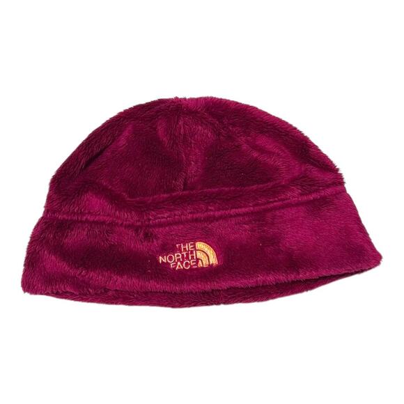 The North Face Dark Pink Winter Hat - Fleece - Classic Trendy Cozy - Picture 2 of 7